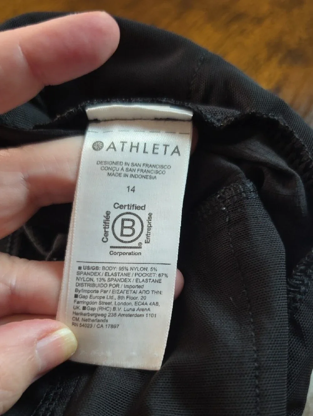 ATHLETA | Black Pull On Utility Cargo Jogger Pants Zip Pockets Stretch | 14